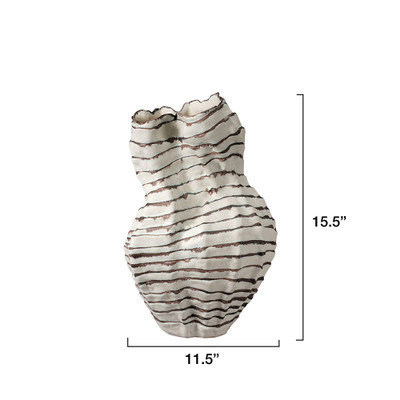 Jamie Young Contortion Ceramic Vase - Brown
