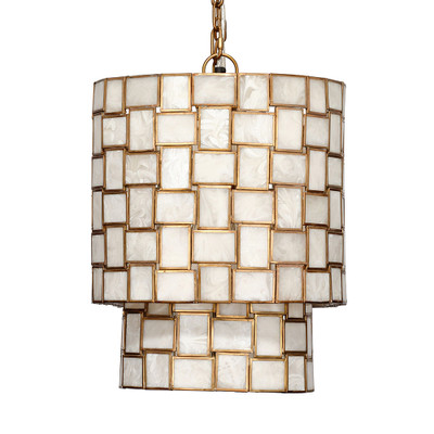 Jamie Young Premiere Faux Alabaster 7-Light Chandelier
