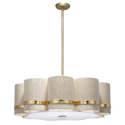 Jamie Young Carousel 4-Light Chandelier - Off-White