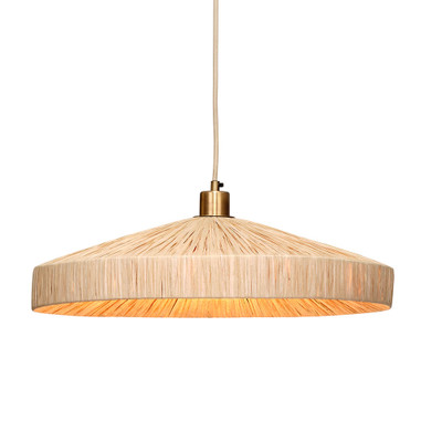 Jamie Young Parasol 1-Light Small Pendant - Natural