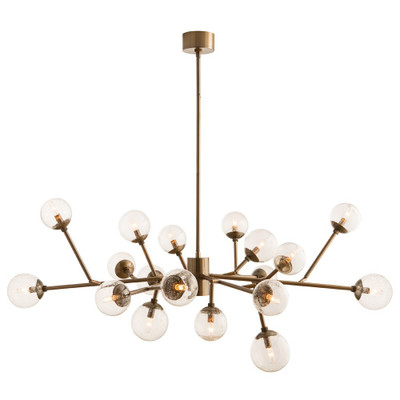 Dallas Chandelier - Vintage Brass