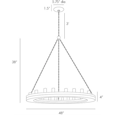 Geoffrey Medium Chandelier image 4