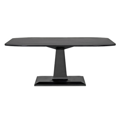 Noir Amboss Dining Table - Black Steel