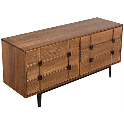 Noir Bourgeois Sideboard - Walnut And Steel