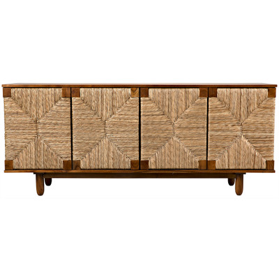 Noir Brook 4 Door Sideboard - Teak