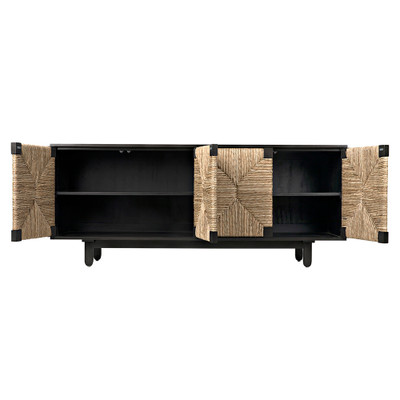 Noir Brook 4 Door Sideboard - Pale