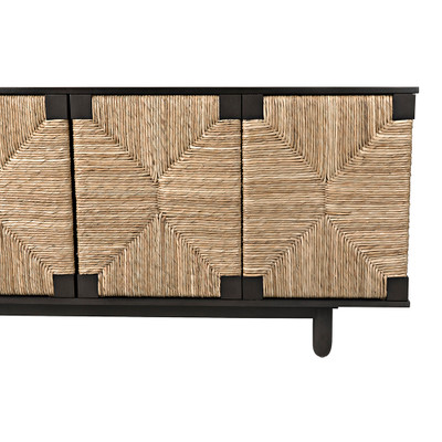 Noir Brook 4 Door Sideboard - Pale