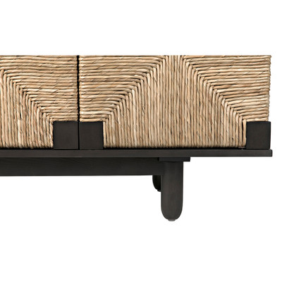 Noir Brook 4 Door Sideboard - Pale
