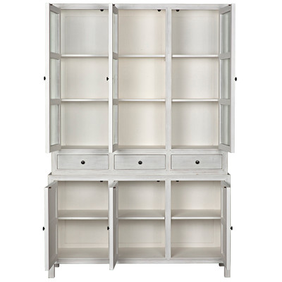 Noir Colonial Hutch - White Wash