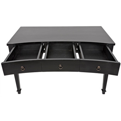 Noir Curba Desk - Hand Rubbed Black