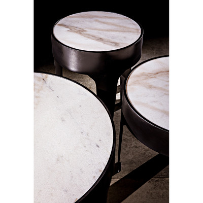 Noir Cylinder Side Table - Small