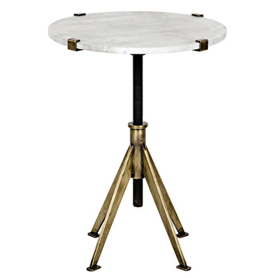 Noir Edith Adjustable Side Table - Small