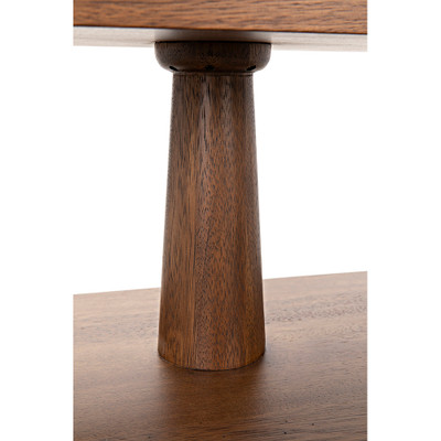 Noir Fatima Side Table - Dark Walnut
