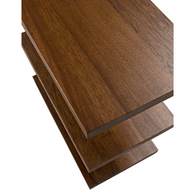 Noir Fatima Side Table - Dark Walnut