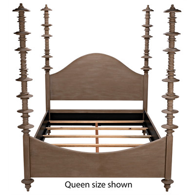 Noir Ferrett Bed - Cal-King - Weathered