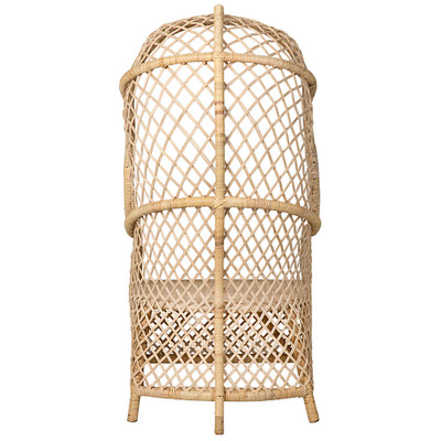 Noir Gigi Chair - Rattan