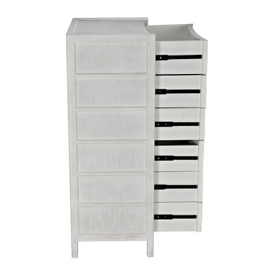 Noir Hampton Tall Boy - White Wash