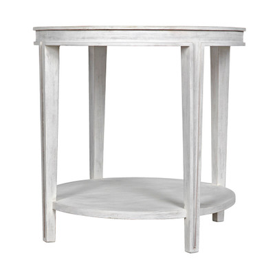 Noir Imperial Side Table - White Wash