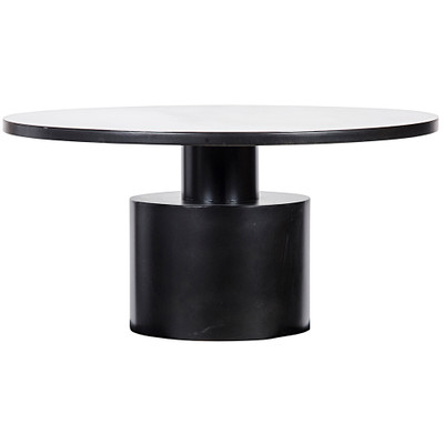 Noir Marlow Dining Table - Black Steel