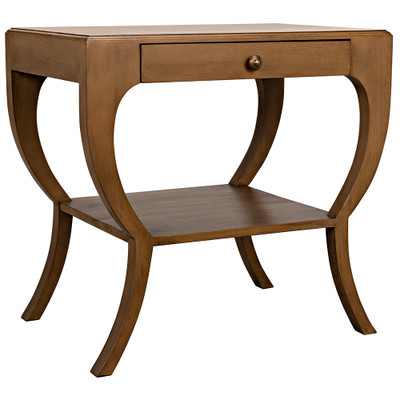 Maude Side Table - Saddle Brown