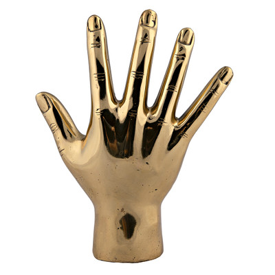 Noir Open Hand - Brass