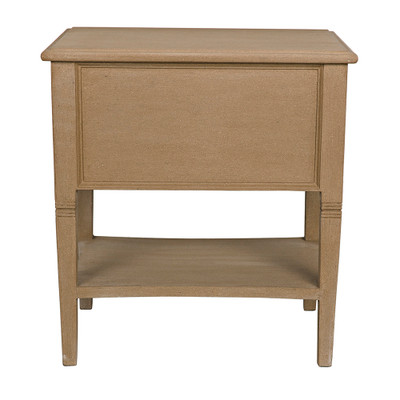 Noir Oxford 2-Drawer Side Table Weathered