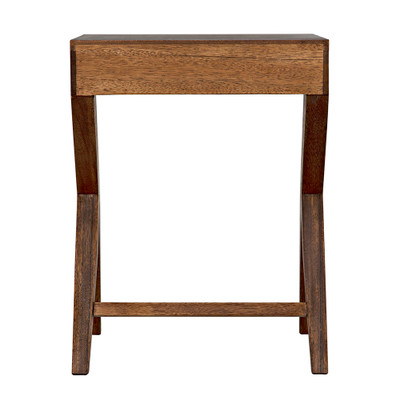 Noir Peter Side Table - Dark Walnut