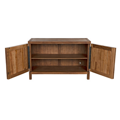 Noir Quadrant 2 Door Sideboard - Dark Walnut