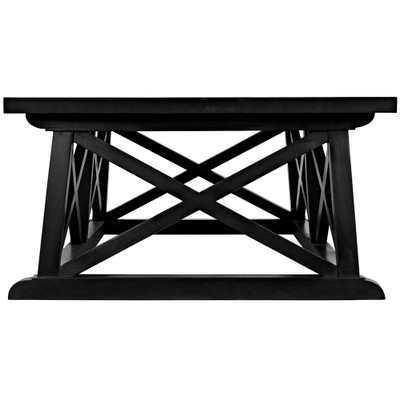 Noir Sutton Coffee Table,Hand Rubbed Black