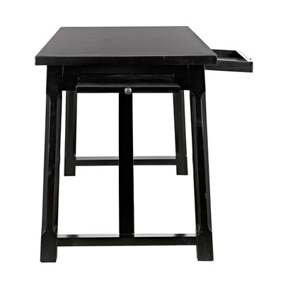 Noir Sutton Desk - Distressed Black