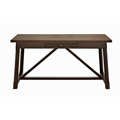 Noir Sutton Desk - Distressed Brown