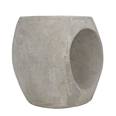 Noir Trou Side Table/Stool - Fiber Cement