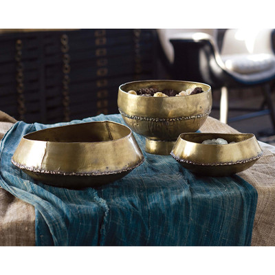 Regina Andrew Bedouin Bowl Platform - Brass