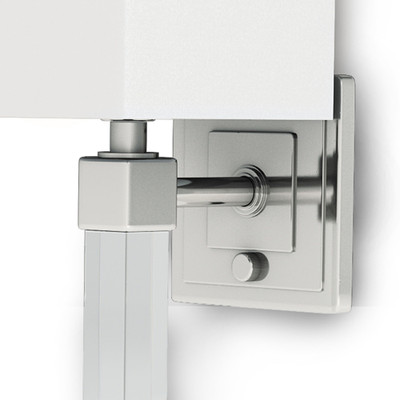 Regina Andrew Metro Sconce - Polished Nickel