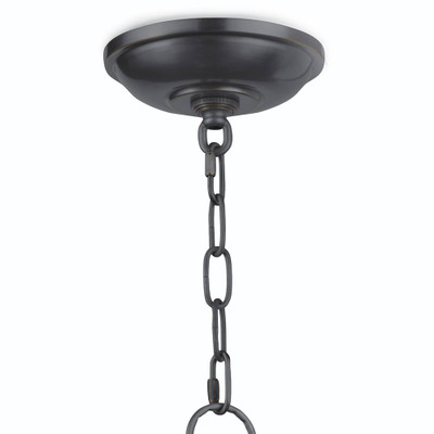 Regina Andrew Globe Pendant - Oil Rubbed Bronze And Natural Brass