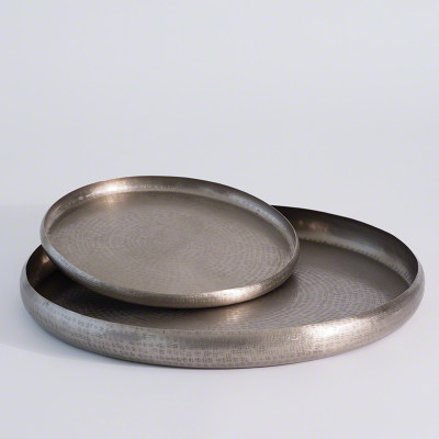 Offering Tray - Antique Nickel - Sm