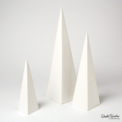 S/3 Pyramid Objet - Matte White