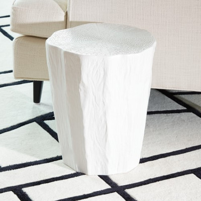 Trunk Stool - White