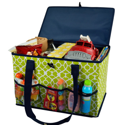 Collapsible Home & Trunk Organizer - Trellis Green image 2