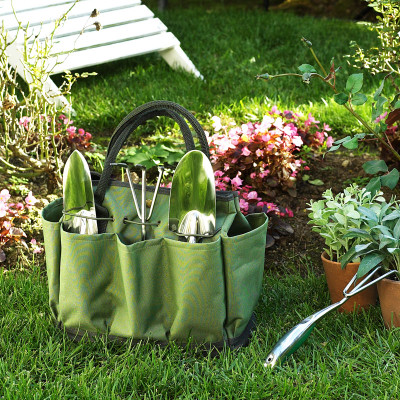 Garden Tote & Tools Set - Forest Green image 3