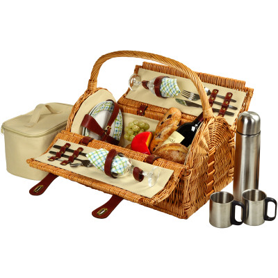 Sussex Picnic Basket for 2 w/Coffee - Gazebo image 1