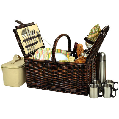 Buckingham Basket for 4 w/Coffee - Hamptons image 1