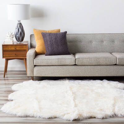 Surya Sheepskin  Rug - SHS9600 - 2' x 3'