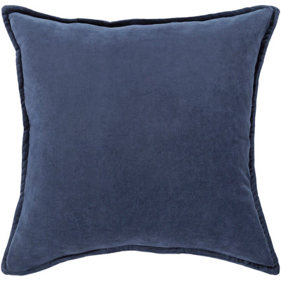 Surya Cotton Velvet Pillow - CV016 - 18 x 18 x 4 - Poly