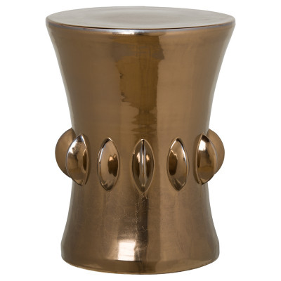 Large Jewel Stool - Gold