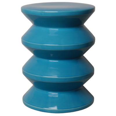 Accordion Stool - Turquoise