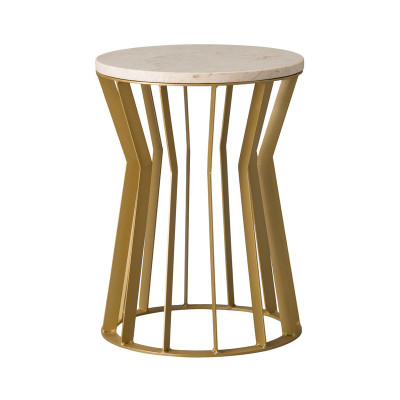 Millie Stool/Table - Gold