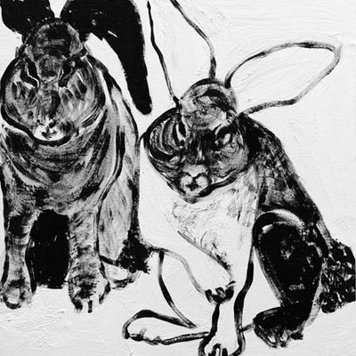 Art Classics Rabbit Charcoal 1