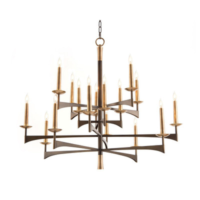 John Richard Mid-Century Sixteen-Light Chandelier