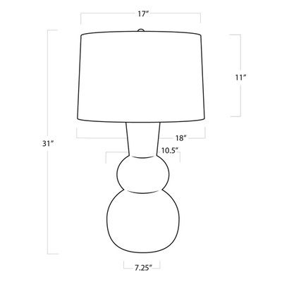 Regina Andrew Hugo Ceramic Table Lamp